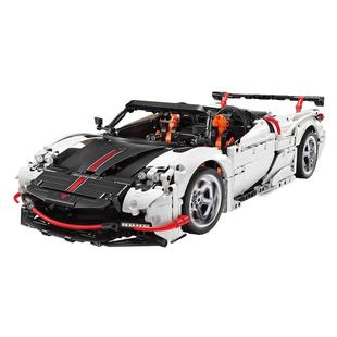 cada咔搭风神敞篷跑车积木模型拼装车模儿童男孩遥控玩具车C63002