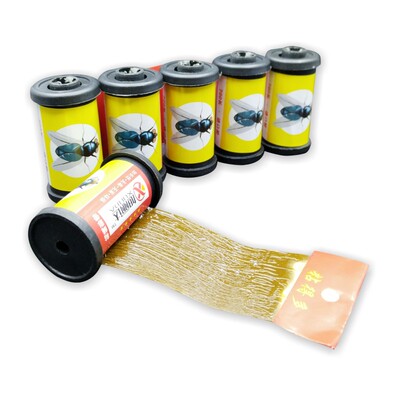 彩带条抓捕神器挂笼纸板粘蝇贴