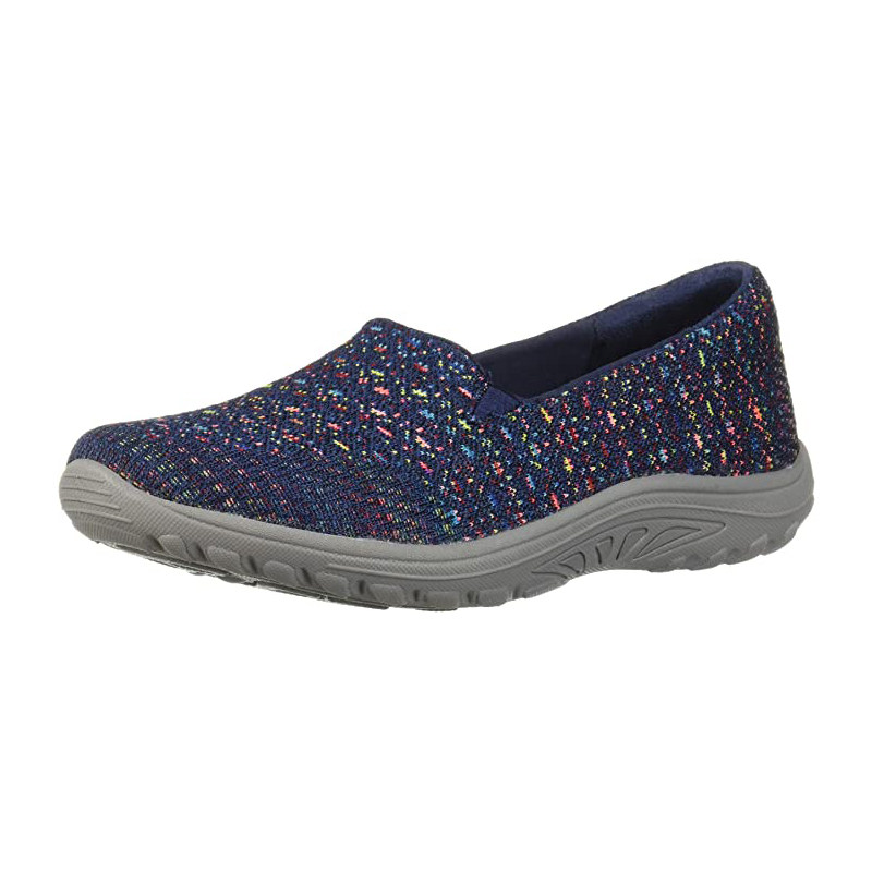 Skechers斯凯奇女低帮休闲一脚蹬针织套脚健步单鞋49291 2057954