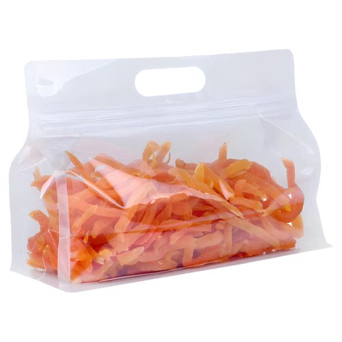 透明八边封自封袋茶叶密封袋子早餐干果零食品手提收纳自立包装袋
