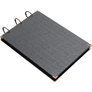 黑色diy手工情侣纪念册加厚内页宝宝成长记录儿童活页相册本影集