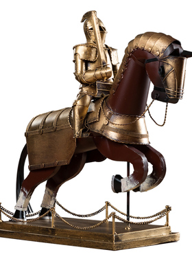 欧式风中世纪家居客厅武士盔甲