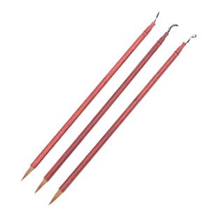 送墨蝶红檀狼毫小楷毛笔小号学生抄经专用蝇头古风简约手工文具