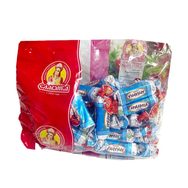 俄罗斯进口威化饼干斯拉夫酸奶威化白巧克力酸奶糖年货零食喜糖