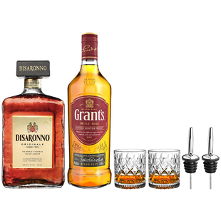 格兰叛教父！ 格兰威士忌+帝萨诺芳津杏仁利口酒鸡尾酒调酒套餐