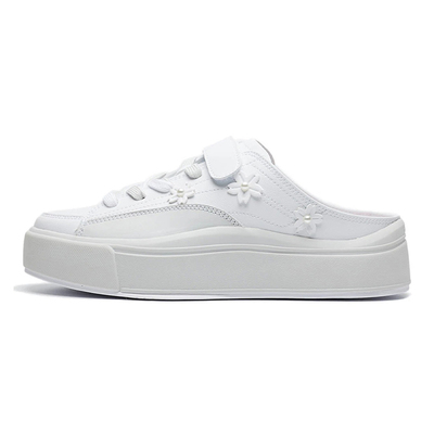 李宁正品女百搭舒适休闲半拖板鞋