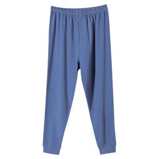 胖童装男童加肥加大秋裤中大童儿童高腰内穿线裤12-15男孩棉线裤