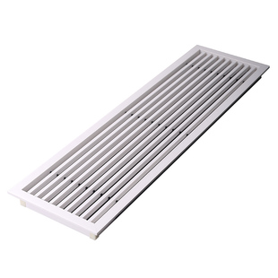品质优先ABS定制中央空调极简窄出风口百叶格栅线性内嵌外盖预埋