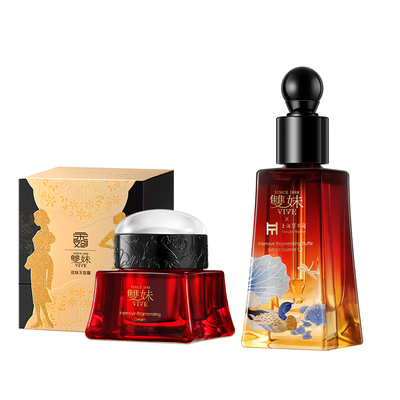 【圣诞礼物甄选】双妹玉容霜精华油抚纹抗皱油霜紧致淡纹套组by