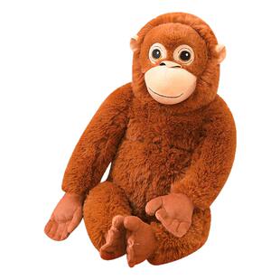 大猩猩猿猴公仔仿真小猴子布娃娃动物园礼品热销毛绒玩具儿童玩偶