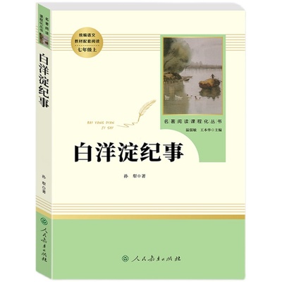 正版白洋淀纪事孙犁初中生七年级