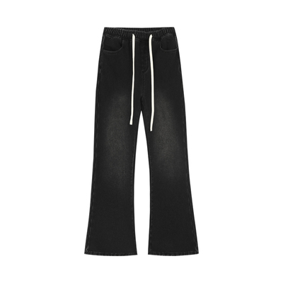 微喇显瘦牛仔裤男款秋冬加绒加厚