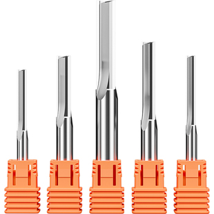 威特5A三刃直槽铣刀木工开槽直刀密度板切割开料刀数控雕刻机刀具