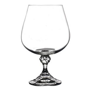 捷克BOHEMIA进口洋酒杯水晶玻璃白兰地杯6只干邑杯轩尼诗威士忌杯