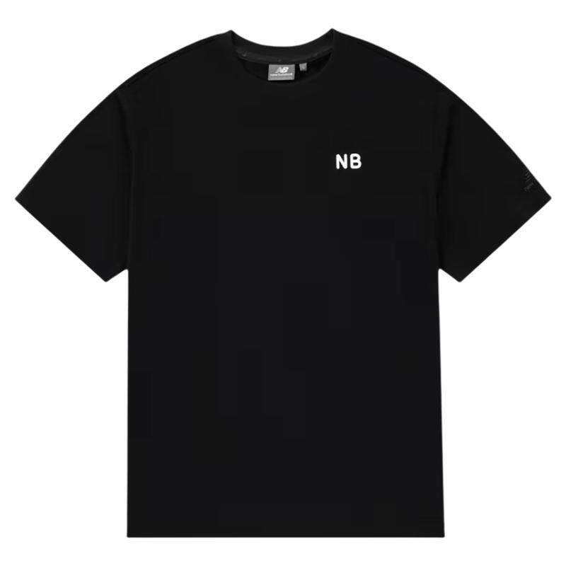 NewBalance字母印花圆领短袖T恤