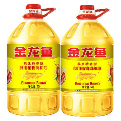 金龙鱼花生浓香型调和油5L大桶装