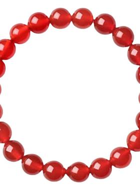 天然玛瑙玉髓手串男女情侣款