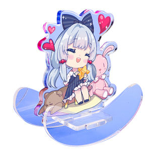 亚克力摇摇乐定制立牌明星动漫周边桌面摆件人形照片钥匙扣diy