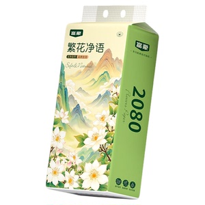 富豪繁花净语悬挂抽纸12提整箱