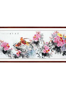 纯手绘花开富贵写意风可有牡丹画