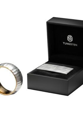 钨钢8.9硬度男士防刮耐磨戒指