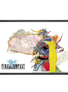 最终幻想海报天野喜孝艺术装饰画FINAL FANTASY周边华丽妖艳墙贴