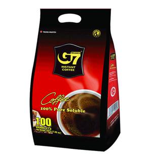 【自营】中原G7速溶黑咖啡100杯装提神佳品