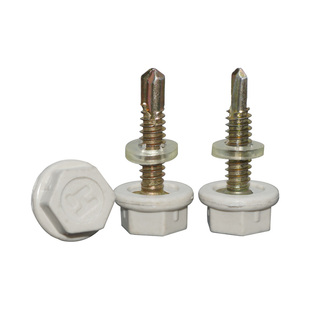 宏挺尼龙头钻尾螺丝外六角自攻自钻螺钉彩钢瓦高强度燕尾钉M5.5