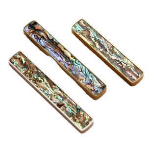 汉墨黄铜螺钿镇纸镇尺书法专用压纸镇纸创意中国风压纸 文房四宝