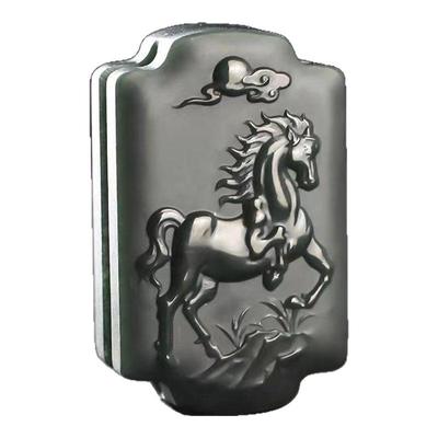 真品和田玉十二生肖皮带扣腰扣