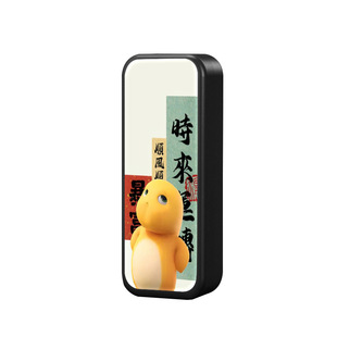 可爱奶龙指纹触控识别文具盒小学生男生带密码解锁铅笔盒女生定制