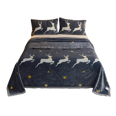 冬季加厚牛奶珊瑚毯床毛毯子