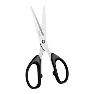 得力剪刀办公用品不锈钢剪子不粘胶大号学生安全手工剪纸刀拆快递家用便携美工剪工业用线头裁缝剪厨房小剪刀