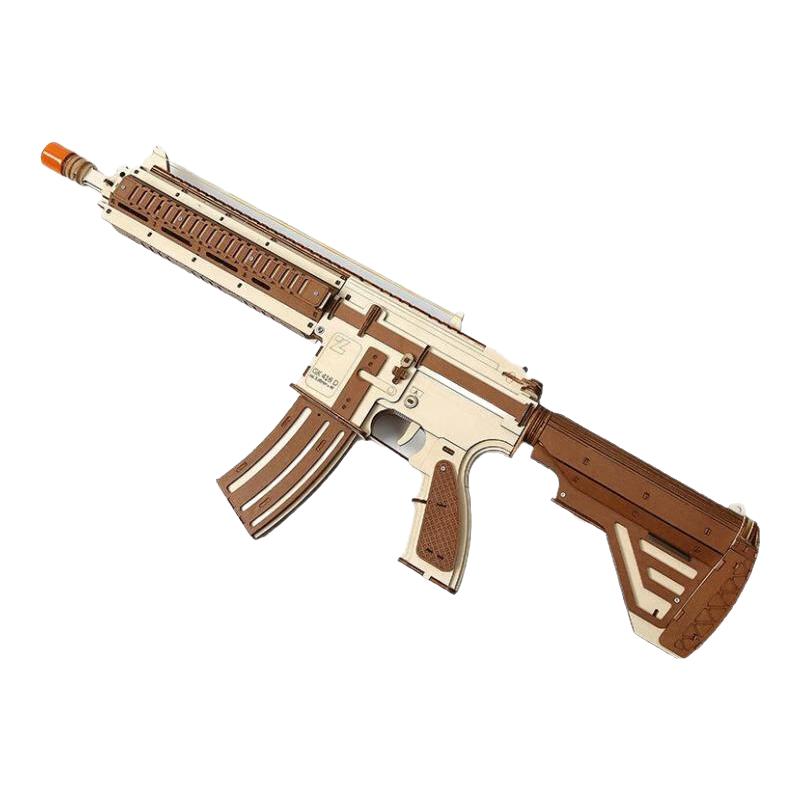 AK47/M416/D木质拼装枪模型