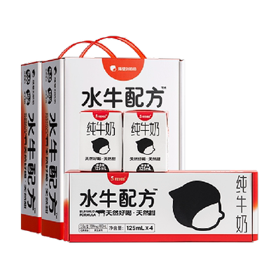 隔壁刘奶奶高钙水牛配方牛奶40盒