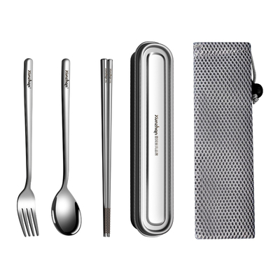 kunzhan316L不锈钢便携餐具