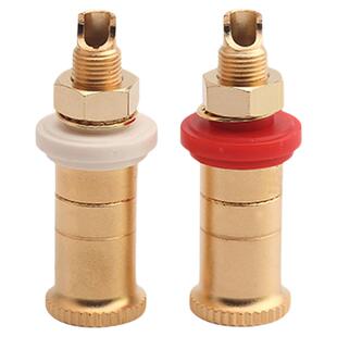 发烧级纯铜音箱功放接线柱音响胆机输出端子喇叭座功放喇叭接线柱