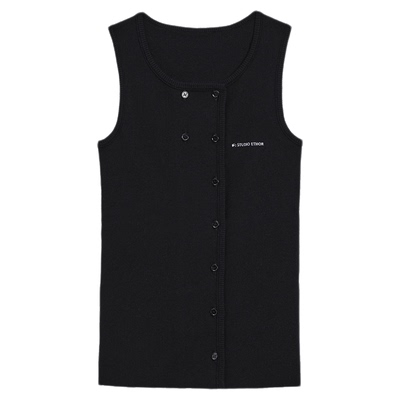 ETHOR秋冬女士羊毛针织修身背心