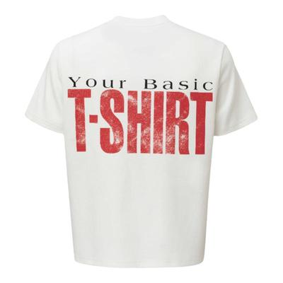 NewVintage斑驳破碎印花口袋T恤