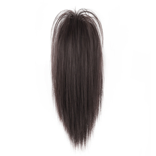 瀑布半扎高马尾假发抓夹喷泉马尾辣妹喷泉高颅顶神器假发辫子马尾