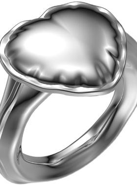 七夕礼物膨胀爱心戒指