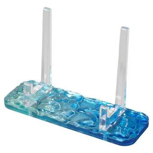 新款ins亚克力水纹吧唧高颜值展示架桌面谷子小卡创意收纳支架