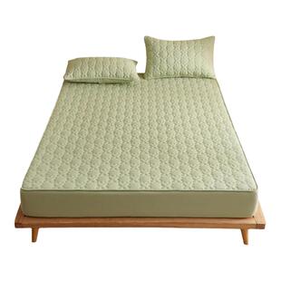 A类水洗棉夹棉床笠单件防滑抗菌防螨席梦思保护罩床垫套床单套罩