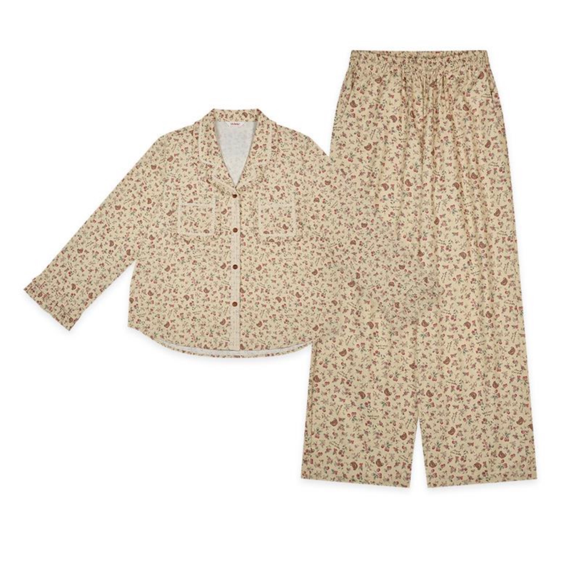ULLALA韩国甜美碎花纯棉家居服女