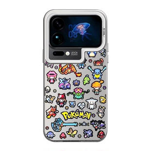 像素宝可梦适用小米17promax手机壳15ultra动漫14新款13红米k90皮卡丘80男生70镭射60至尊版50创意note12套11