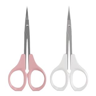 纹绣小剪刀化妆师专用假睫毛女修眉毛剪鼻毛直头弯头美容用品剪子