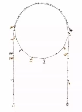 铃兰花流苏项链长款轻奢多种戴法ins风锁骨链简约胸链独特颈链女