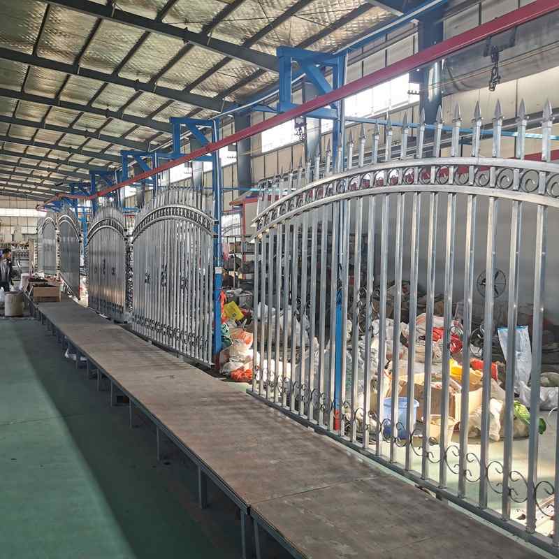 工业喷塑流水线 悬挂式工业涂装喷粉设备鱼竿渔具护栏喷涂流水线