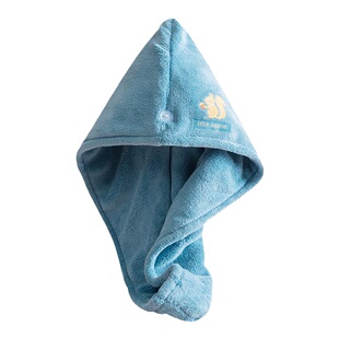 干发帽吸水速干女款小可爱浴帽巾洗头擦头发的吸水巾包头毛巾帽子