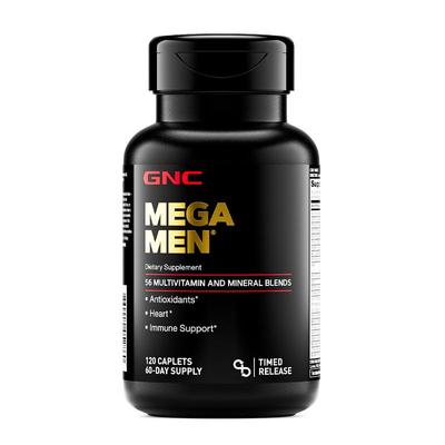 GNC男性多种维生素矿物质复合缓释片120粒精氨酸南瓜籽维生素C